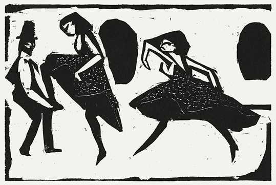Acrobatic Dance - Ernst Ludwig Kirchner - wf2431