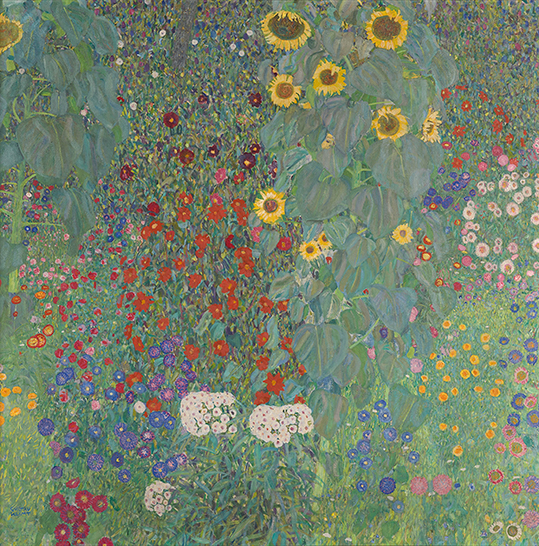 Country Garden with Sunflowers - G. Klimt - wf1725