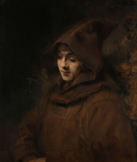 Syn Tytus w Habicie - Rembrandt - wf1693