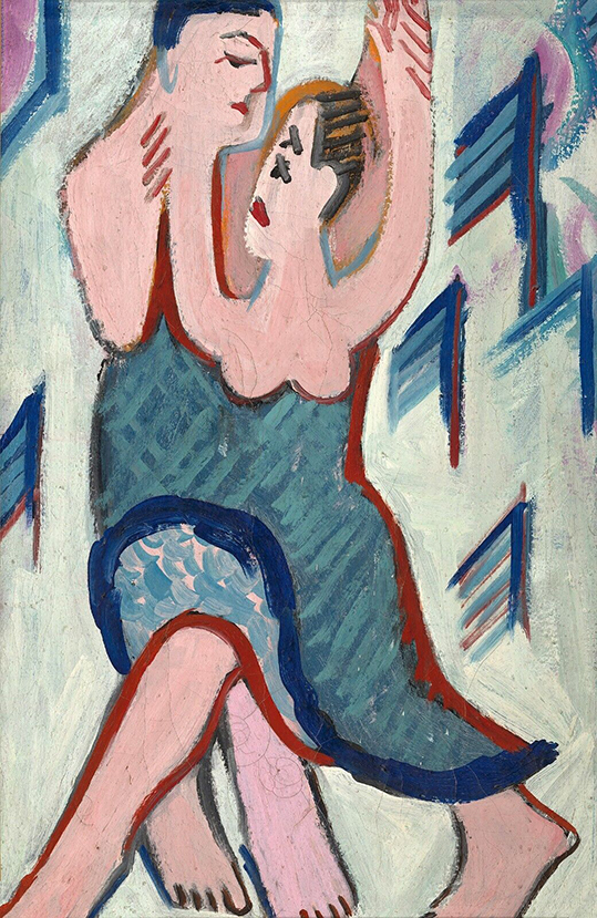 Ernst Ludwig Kirchner Tańcżąca para na śniegu - wf2433