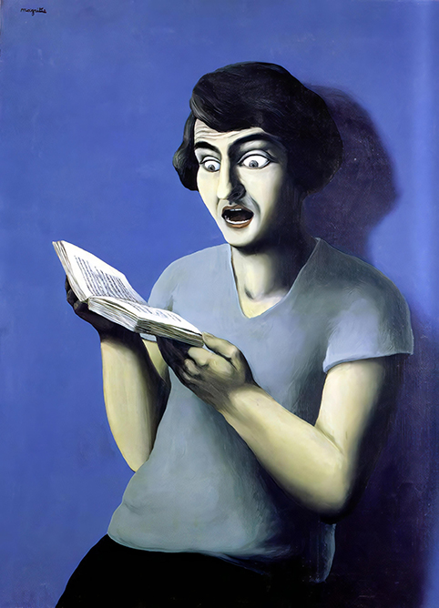 Zniewolony Czytelnik - Rene Magritte  - wf1189