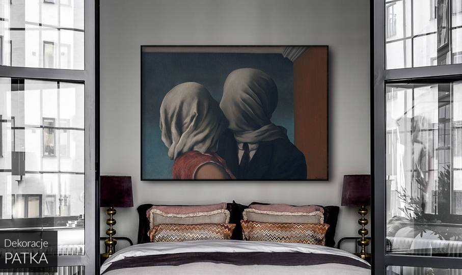 Kochankowie - René Magritte