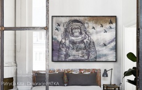 Astronauta - obraz na płótnie